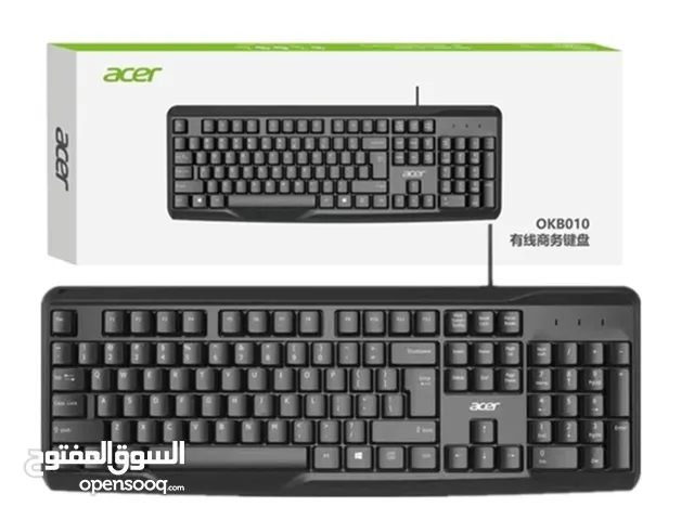 Acer OKB010 Wired USB Keyboard – Ideal for Work & Home- Comfortable Typing, USB Wired