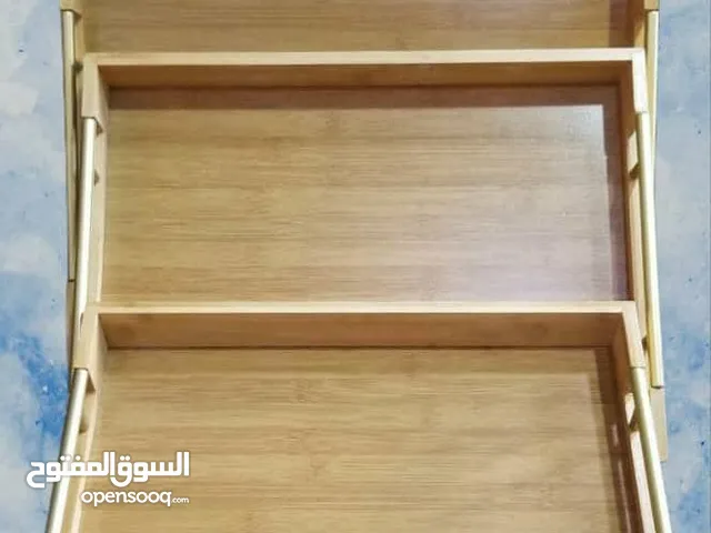 صحون خشبي مزقم حديد 3 حبات بظقاس مختلفه