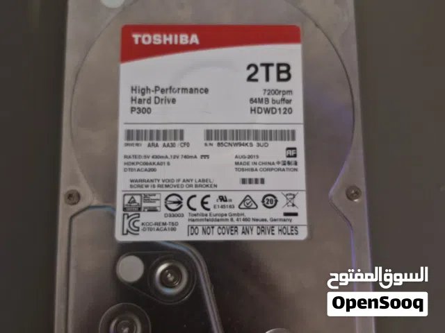 Toshiba 2tb hhd