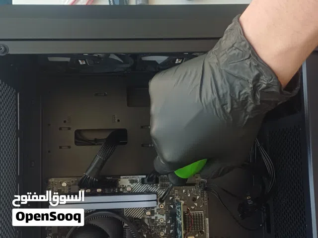 خدمات تنظيف كمبيوتر جيمنج و تبديل المعجون الحراري