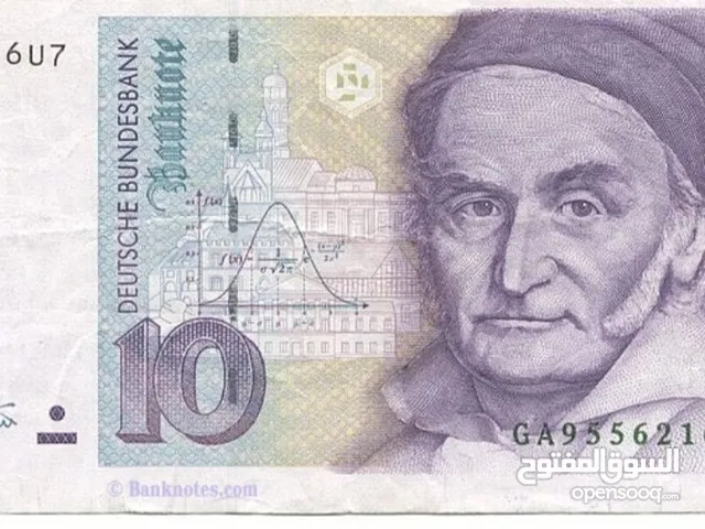 10 مارك المانى اصدار عام 1989 10 Mark issued in 1989 10 Mark issued in 1989 10 Mark issued in 1989