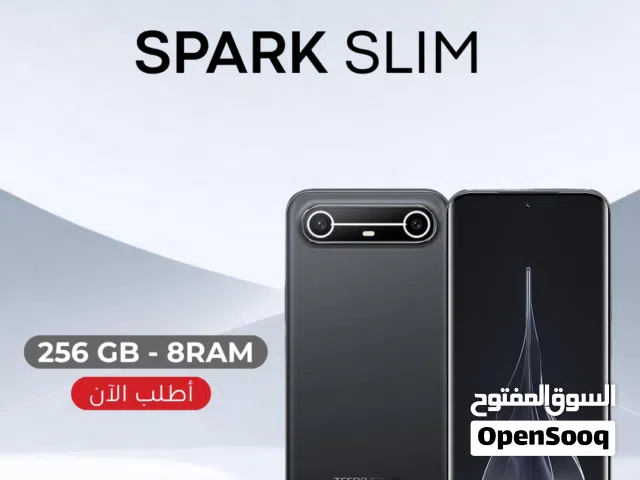 TECNO SPARK SLIM ( 256GB ) / RAM 8 NEW /// تكنو سبارك سليم ذاكرة 256 الرام 8 الجديد