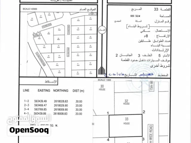 Residential Land for Sale in Al Batinah Barka