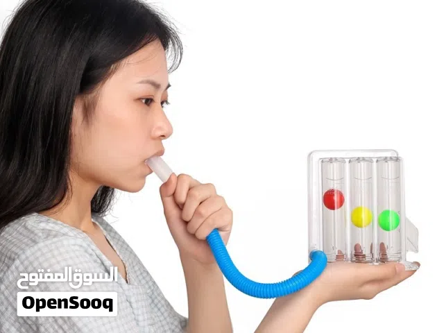 جهاز تنفس بالكرات الثلاث (Incentive Spirometer 3-Ball Respiratory