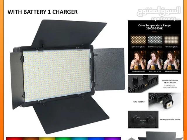 Studio LED Light U600 With Battery 1 Charger ll Brand-New ll