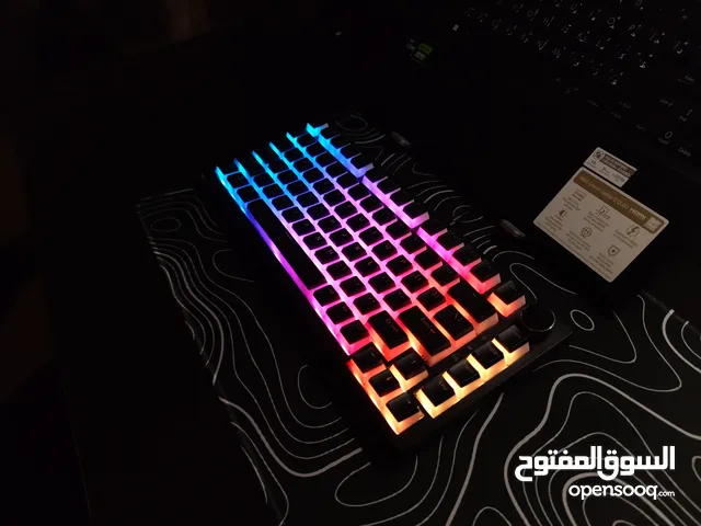للبيع طقم Keycaps PBT شفاف من الاعلى والأسفل – جودة ممتازة
