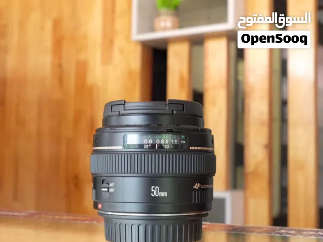 عدسة كانون EF 50mm f/1.4 USM مستعملة بحالة ممتازة - لتصوير بورترية سينمائية