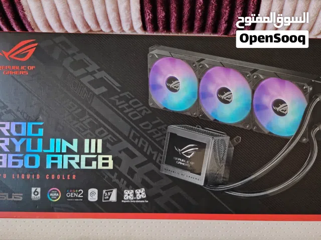 تبريد مائي ASUS ROG RYUJIN III 360 ARGB  أسود