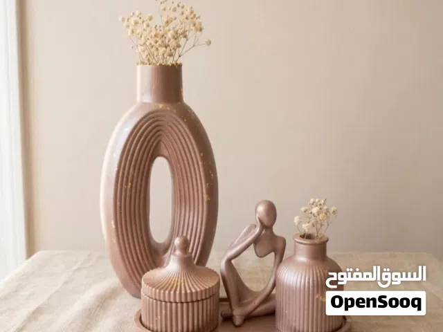 فازات وأطقم ديكور كونكريت هاند ميد  Raw Glow