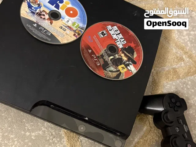 سوني3 مع شريطين و لعبة ماين كرافت محمله ب الجهاز