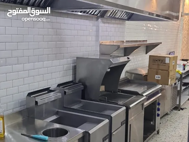 Food truck equipment, restaurant equipment, cafeteria, hotels،cooker,table