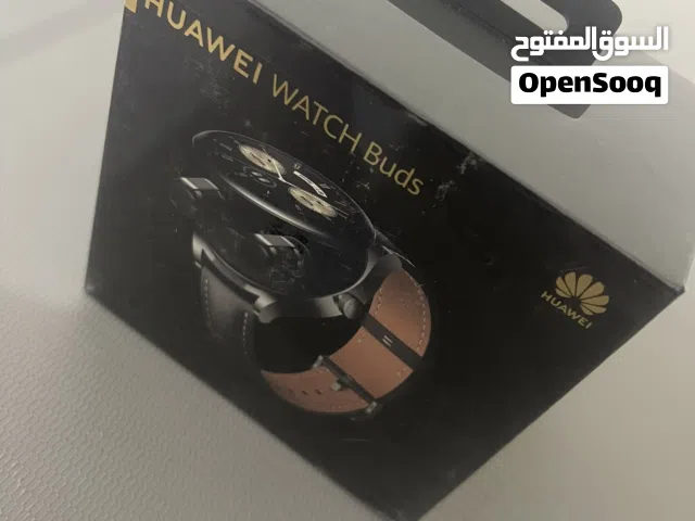 ساعة هواوي مع سماعات بلوتوث في داخلها جديدة غير مستخدمة