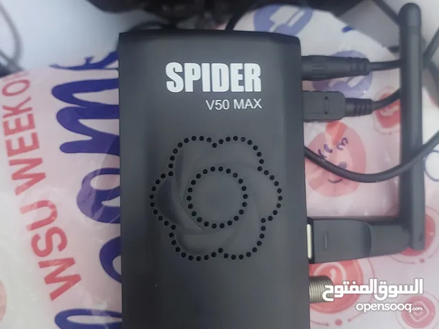 للبيع رسيفر سبايدر نت شغال مع كل اغراضه