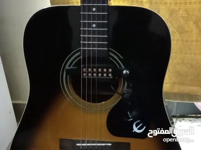 Epipphone acoustic guitar as new one with pickup no single scratche and clean sound