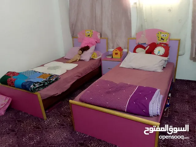 غرفة نوم اطفال بنات لاتيه 14 تختين و خزانه و كمدينه و تسريحه السعر 190 قابل للتفاوض