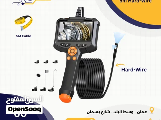 كاميرا على سلك بطول 5 متر مع شاشة Endoscope 5M with Screen Hard Wire