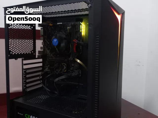 الحقق كومبو قطع بيسي i5 9400f MOTHERBOARD TUF H310M-PLUS GAMING مبرد هوائي كيس بورسبلاي 600W 320GB