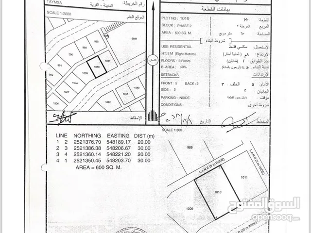 أرض للبيع ارخص من سعر السوق