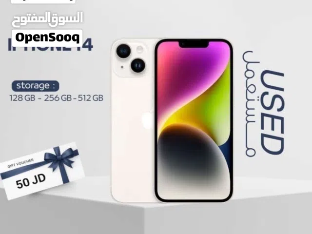 IPHONE 14 ( 128GB ) USED /// ايفون 14 ذاكره 128 مستعمل وكاله