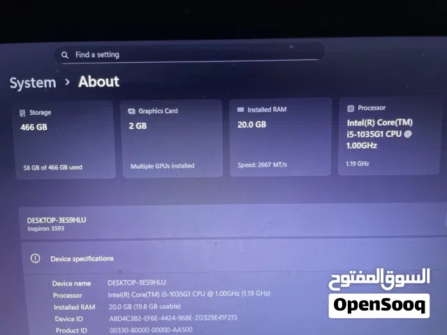 Dell core i5 10th gen