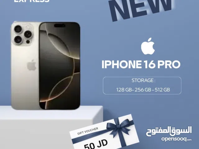 IPHONE 16 PRO ( 128GB ) NEW /// ايفون 16 برو ذاكره 128 الجديد
