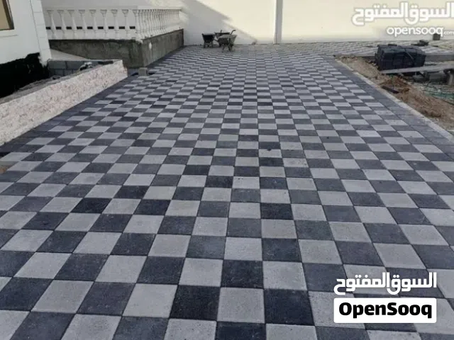 انترلوك..عبري..مسقط..سمائل..  وايضا متوفر حجر طبيعي..متوفر طابوق..رمل..كنكري..
