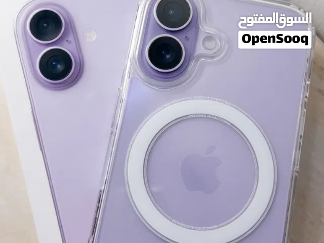للبيع ايفون 17 العادي جديده الون بنفسجي 256 غ.ب مع كامل أغراضها