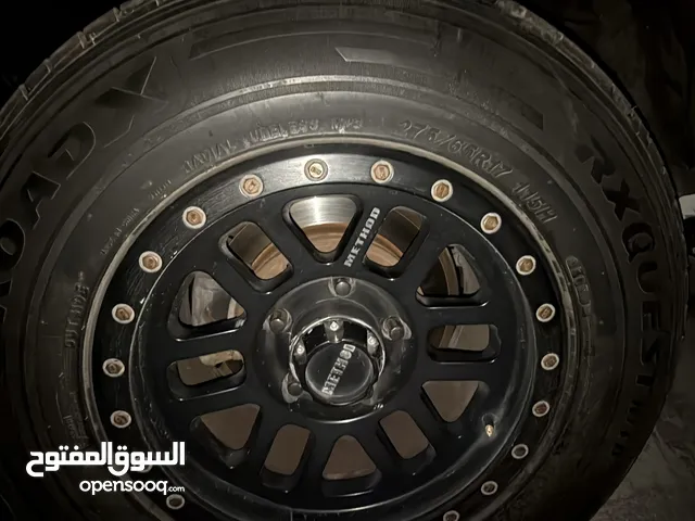 للبيع جنوط مثيود رينقات لاند كروزر مقاس 17 عدد 5 جنوط شبابية