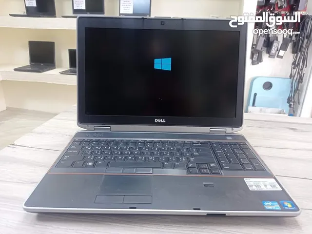 DELL E6520 CORI7 2 GENERATION RAM 4 GIGA DDR3 HDD 320 GIGA VGA NVIDIA WIN 10 64 BIT