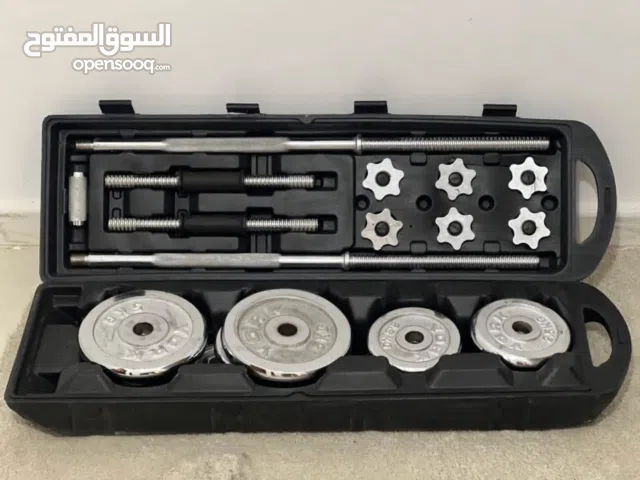 حقيبة اوزان 50 كيلو وكرسي تمارين جدد