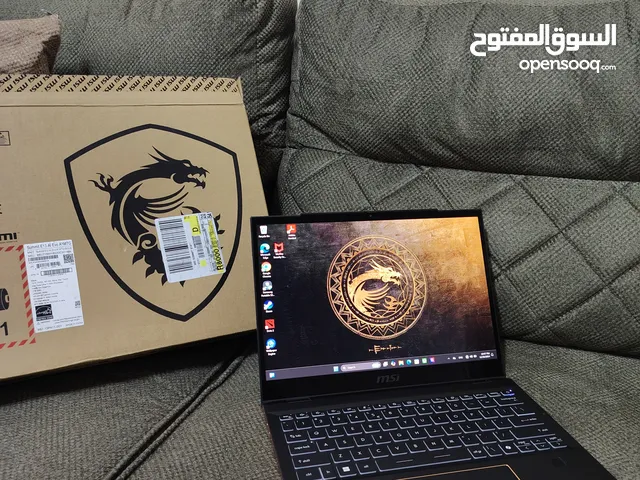 MSI Summit E13 AI evo بحالة الوكاله بصير تابلت باحدث معالج