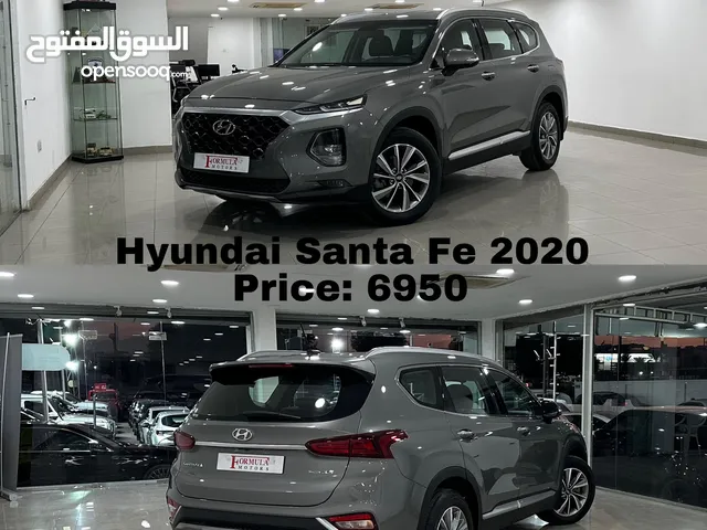 للبيع هيونداي سانتافي موديل 2020 خليجي وكالة عمان مستخدم الاول تحت الضمان ماشية فقط 68