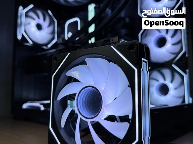 Pc case fans reversed and normal flow    مراوح بيسي معكوسه و طبيعيه