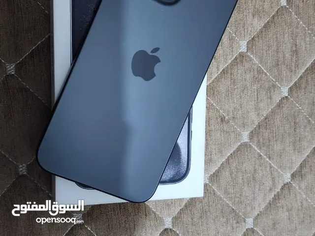 ايفون 15pro max 256 للبيع iPhone نضافة 100% بطارية 95 ملحقات كامله عدا الكيبل ضمان شرق اوسط