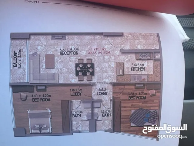 105 m2 2 Bedrooms Apartments for Sale in Manama Juffair