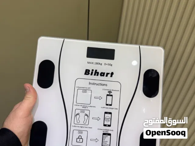 ميزان الكتروني ذكي من Bihart لقياس الوزن مع تطبيق هاتف اقرا الوصف