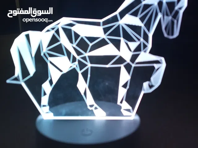 إضاءة شكل الحصان