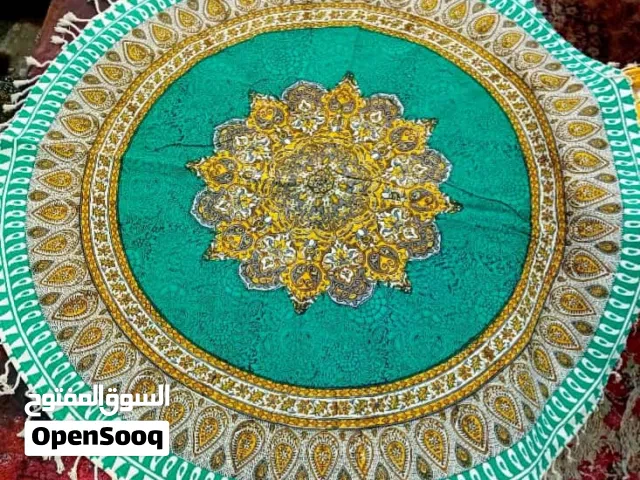 مفرش دائري فاخر مخصص للتصدير بتصميم تراثي أنيق وجودة عالية