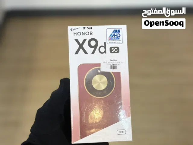 Honor X9d 5G ROM:256GB RAM:12 GB Color: Reddish brown  Dual sim Model: MTN-NX1