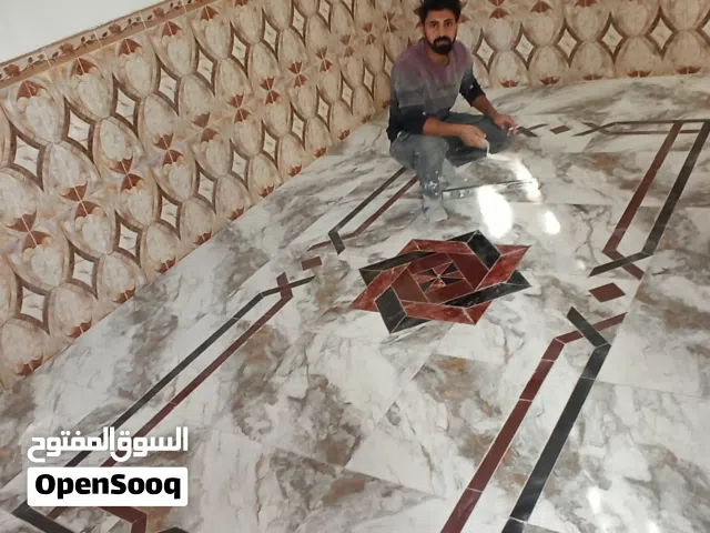 خلفة سيراميك وبورسلاين ومرمر وكرانيت ارظي جداري دروج باسعار مناسبه للجميع انواع الرخام