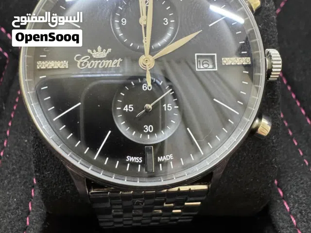 ساعة كورنيت فخمة مرصعة بالالماس  Genuine Coronet Swiss Made Watch for Sale