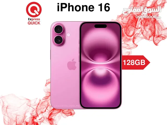IPHONE 16 ( 128GB ) NEW /// ايفون 16 ذاكره 128 جيجا الجديد كليا