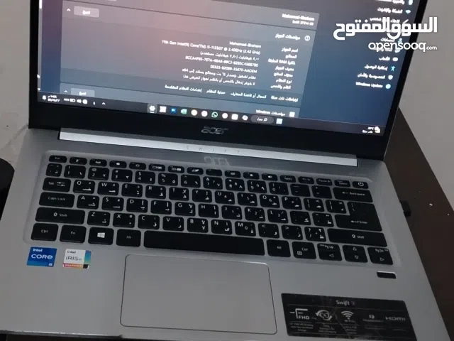 للبتوب ايسر سويفت3 بيع او بدل