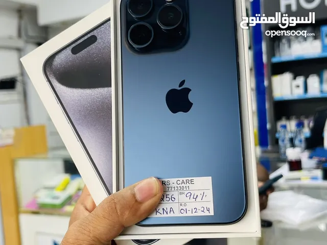 iPhone 15 Pro, 256gb Blue Titanium Arabic