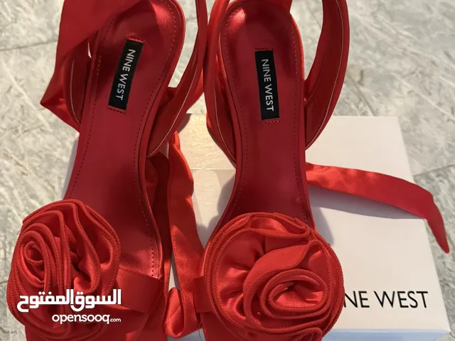 Nine West New (Red and Brown) + pink heels