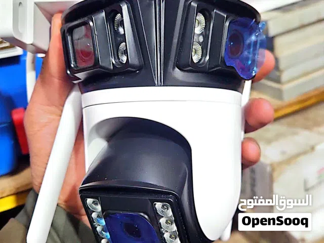 اقوى وافضل كاميرا واي فاي 3 عدسات 12 ميجا بكسل صوت وصورة تحفظ لاداكرة وتشاهد وتراجع التسجيلات من جوا