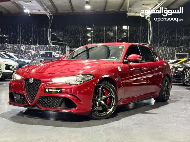 2021 Alfa Romeo Giulia Quadrifoglio, Nov 2027 Alfa Romeo Warranty + Service Pack, Low Kms, GCC