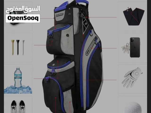حقيبة جولف من نوع (LivsinGolf)، وتحديداً حقيبة عربة جولف ذات 14 اتجاهاً
