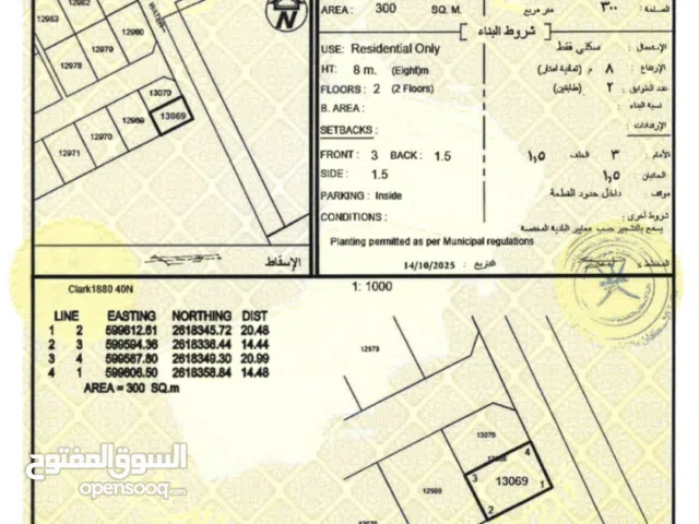 Residential Land for Sale in Al Batinah Barka