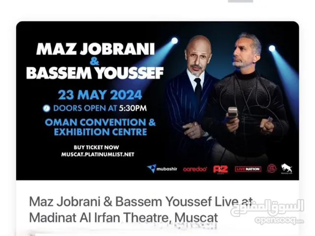 Maz Jobrani and Bassem Youssef Tickets